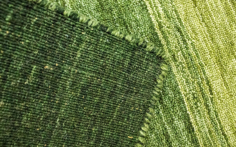 Wool Rug - 180 x 120 cm - green