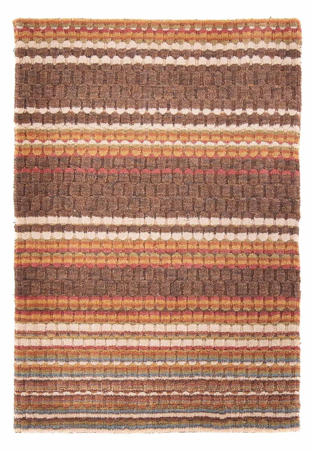 Gabbeh Rug - Loribaft Softy - 150 x 100 cm - dark brown