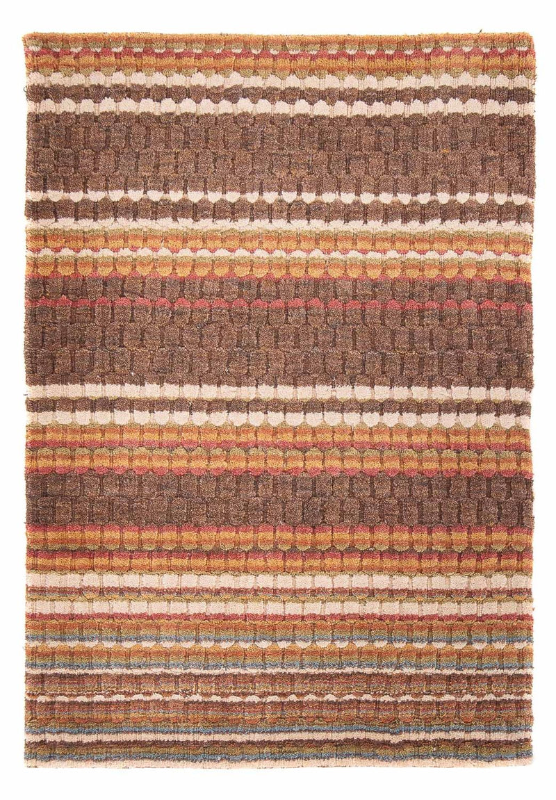 Gabbeh Rug - Loribaft Softy - 150 x 100 cm - dark brown