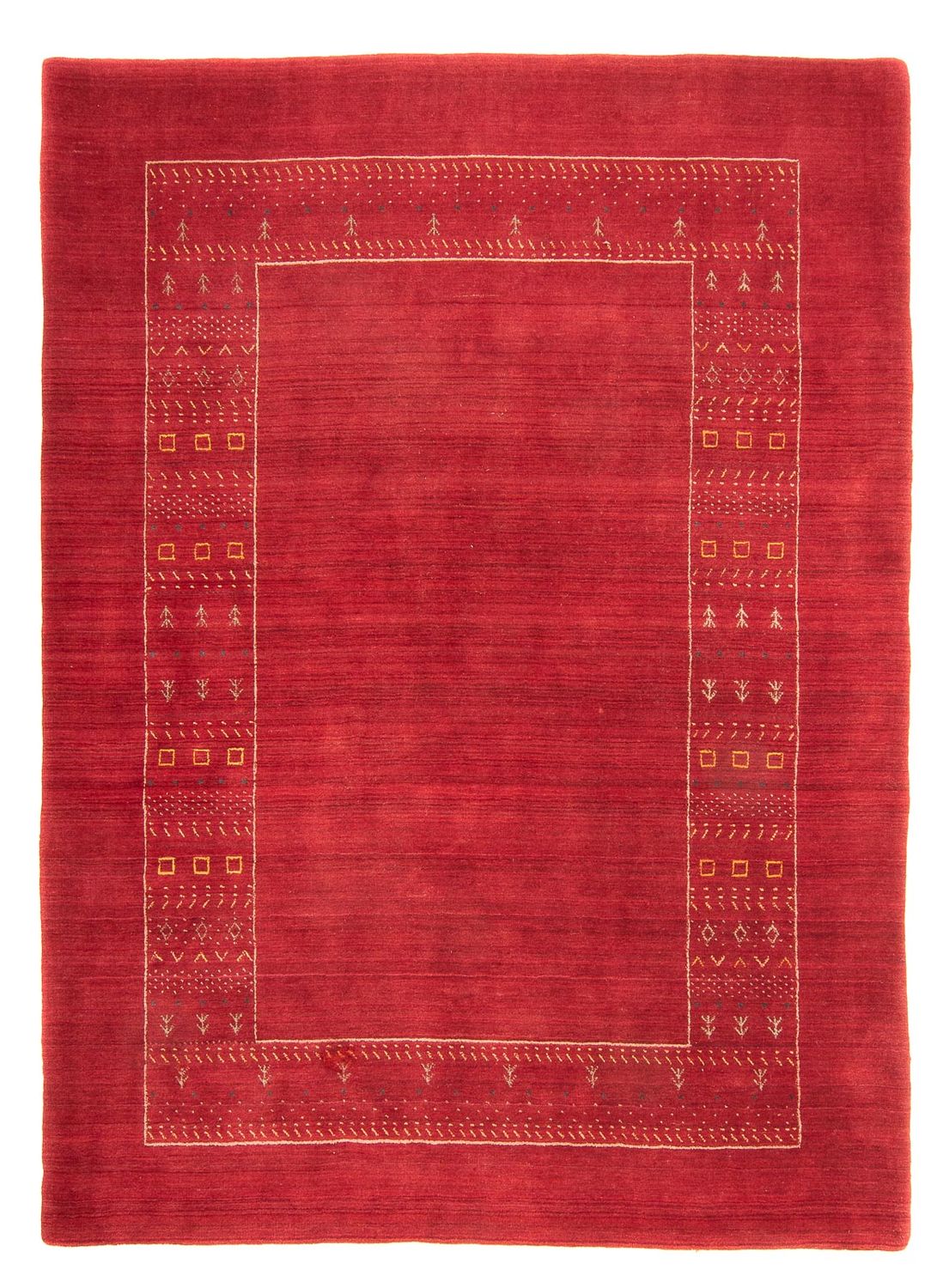 Gabbeh Rug - Loribaft Softy - 240 x 170 cm - dark red