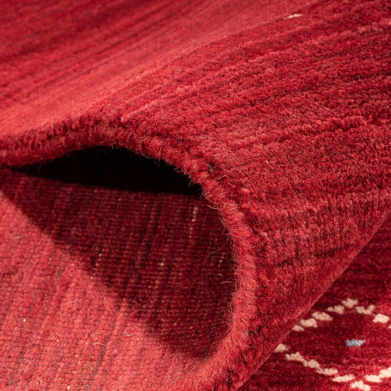 Gabbeh Rug - Loribaft Softy - 240 x 170 cm - dark red