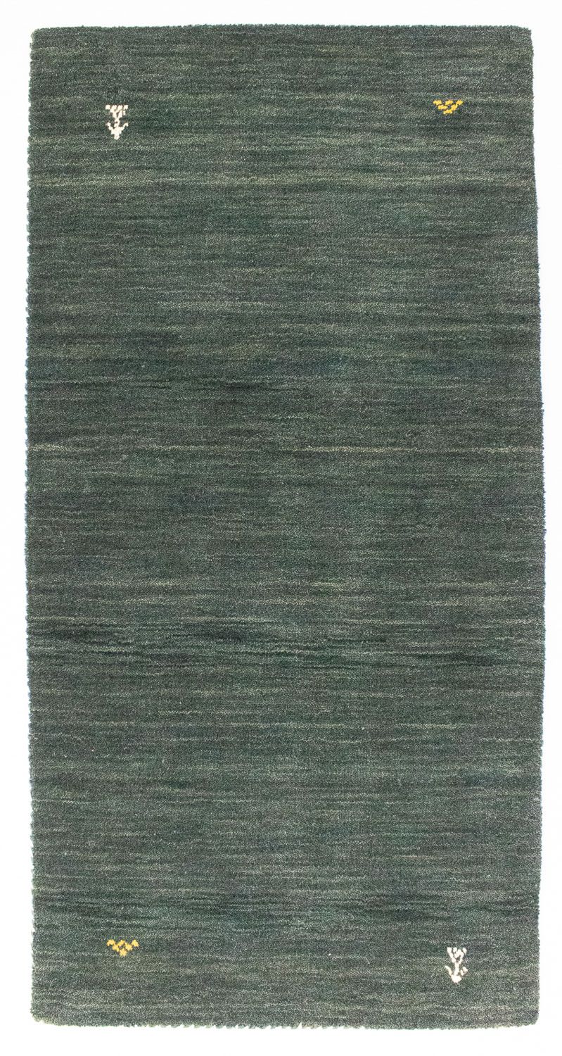 Gabbeh Rug - Softy - 120 x 70 cm - green