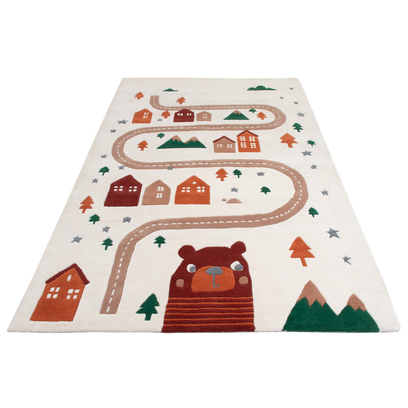 Children's Rug Bärenstrasse - Wool Rug
