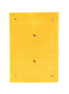 Gabbeh Loom Rug Agra - Wool Rug - Rectangle / Yellow / 60 x 90 cm Rectangle