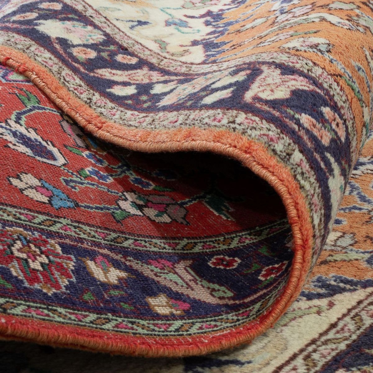 Perser Rug - Nomadic - 135 x 102 cm - terracotta