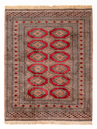 Pakistani Rug - 165 x 124 cm - dark beige