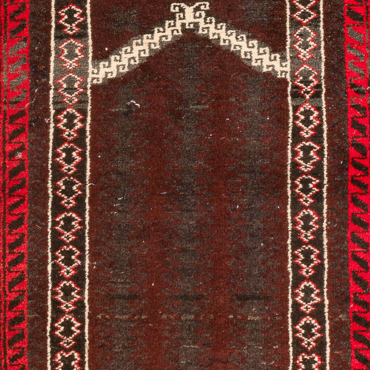 Belutsch Rug - 147 x 97 cm - dark red