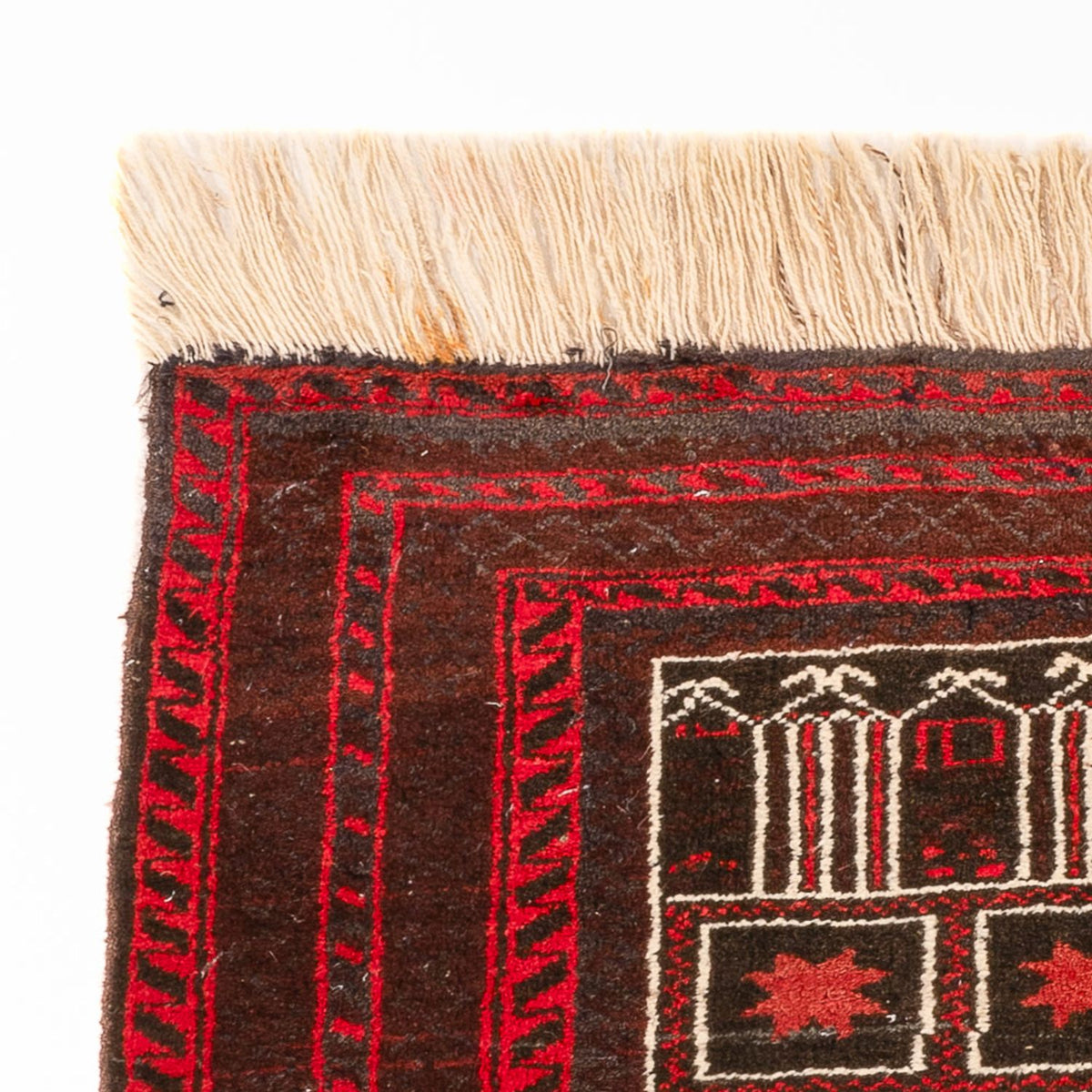 Belutsch Rug - 147 x 97 cm - dark red